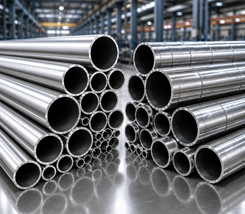 SS Seamless & ERW Pipes